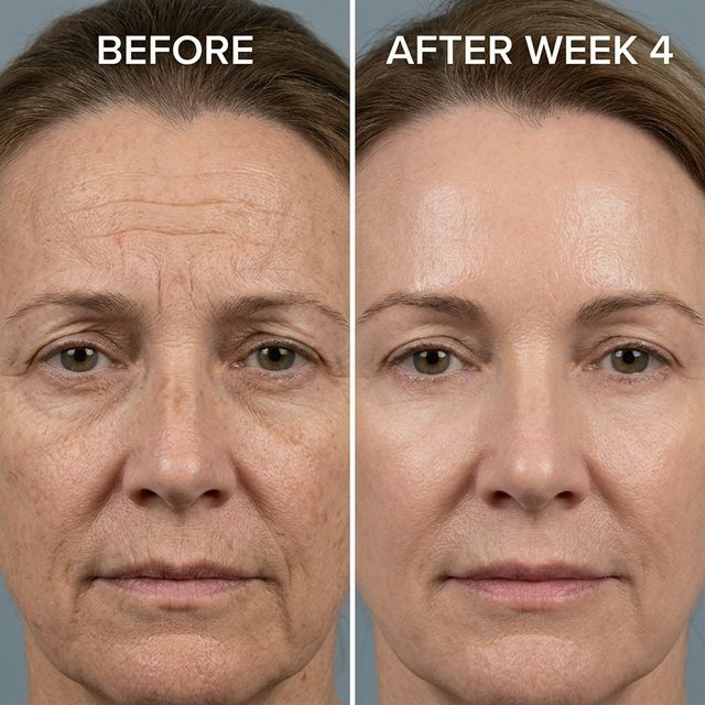 Aging, Wrinkles - Before/After