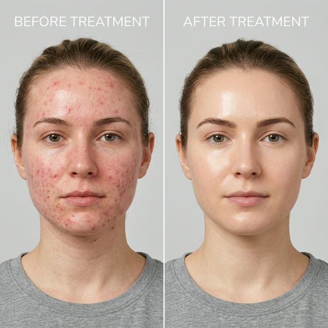 Inflammation, Redness - Before/After